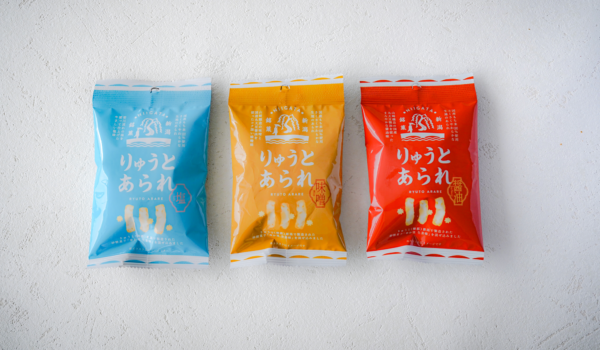 りゅうとあられパッケージ